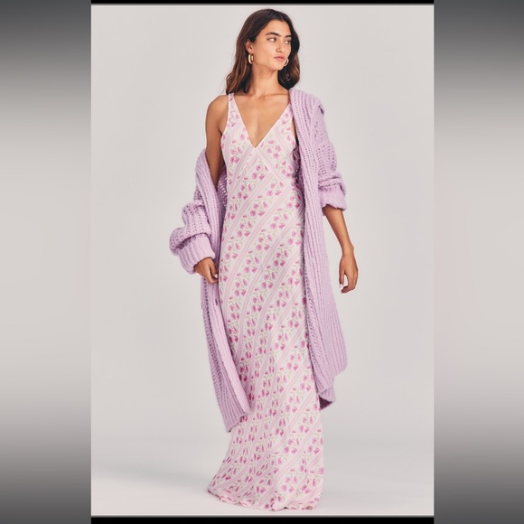 LOVESHACKFANCY ILIANA SLIP MAXI DRESS - Picture 2 of 6